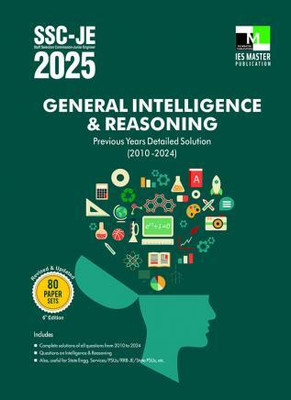 SSC-JE 2025 GENERAL INTELLIGENCE & REASONING (2010-2024) 6TH EDT.(Paperback, IES Master)