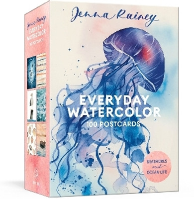 Everyday Watercolor 100 Postcards(English, Postcard book or pack, Rainey Jenna)