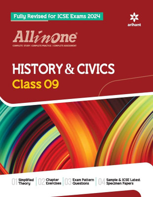Arihant All In One Class 9th History & Civics for ICSE�Exam�2024 Sixth Edition(Paperback, Adhishree Neurgaonkar, Kamlesh Singh)