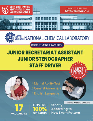 NCL - Junior Secretariat Assistant, Junior Stenographer and Staff Driver(Paperback, Heed Editorial Board - Cosmos Bookhive's)