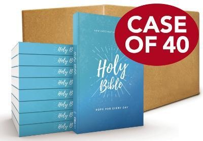 NIV, Holy Bible, Economy Edition, Paperback, Case of 40, Comfort Print(English, Paperback, Zondervan)