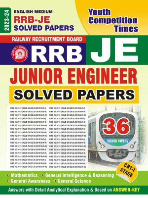 Rrb Junior Engineer (English) 36 CBT Stage I Solved Papers 2023-24 (Ed(English, Hardcover, unknown)
