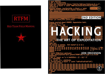 Combo of (Rtfm: Red Team Field Manual + Hacking: The Art of Exploitation, 2nd Edition)(Paperback, Ben Clark, Erickson Jon)
