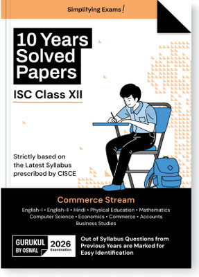 Isc 10 Years Solved Papers Commerce Stream : Class XII for 2026 Examin(English, Hardcover, unknown)