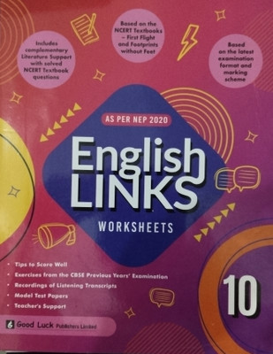 English links Worksheets 10(Paperback, Neelima Sharma, Anubha Rawat)