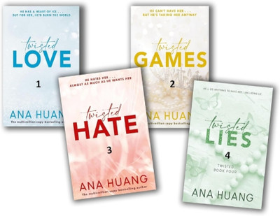 Twisted Series Book Set- Twisted Love, Twisted Games, Twisted Hate, Twisted Lies/ Best Romantic Novels Paperback English Latest Edition By Ana Huang [Perfect Paperback] Ana Huang(Paperback, 4 book set)