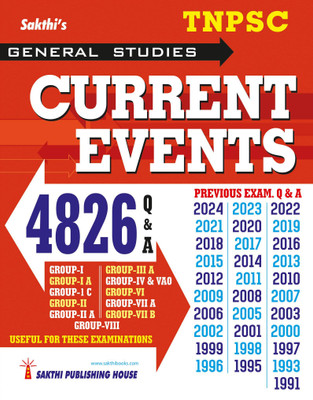 Tnpsc Current Events Previous Examination 4826 Questions and Answers English(Paperback, Editorial Board)