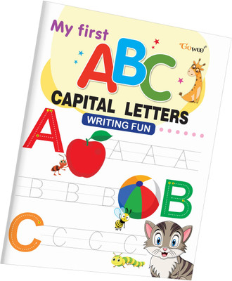 My First Capital Letters ABC Writing Fun: Alphabet & Number Tracing, Preschool Coloring Adventures, Children’s Creative Learning Workbook, Fun Practice Book.(Paperback, GOWOO)