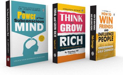 The Power of Your Subconscious Mind, Think & Grow Rich (Paperback), and How to Win Friends and Influence People (Paperback) :- Positive thinking book collection | Combo of 3 novels(Paperback, Joseph Murphy, Napoleon Hill, Dale Carnegie)
