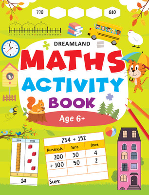 Maths Activity Book Age 6+  - Fun Activities, Puzzles, and Educational Lessons, Activities for Children, Fun Learning Activity Skills Book(English, Paperback, Dreamland Publications)