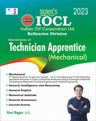 SURA`S IOCL ( Refineries Division ) Technician Apprentice Mechanical Exam Book in English - LATEST EDITION 2023(Paperback, RAVI RAGAV M.E.,)