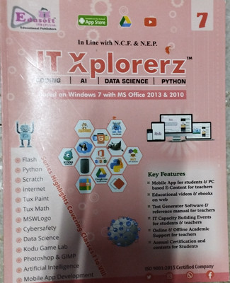 Edusoft IT explorerz class 7(Paperback, Gagan agarwal)