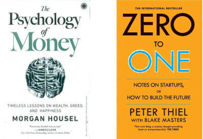 The Psychology of Money+Zero to One: Notes on startups(Paperback, Morgan Housel, Blake Masters Peter Thiel)