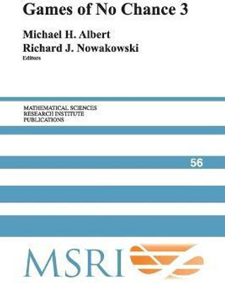 Games of No Chance 3(English, Paperback, unknown)