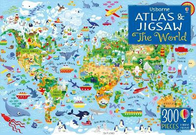 Usborne Atlas and Jigsaw The World(English, Paperback, Smith Sam)