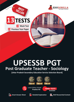 UP PGT Sociology Book 2023 (English Edition) - 10 Full Length Mock Tests and 3 Previous Year Papers (1600 Solved Questions) UPSESSB with Free Access to Online Tests - .(Paperback, Rajesh Kumar) UP PGT Sociology Book 2023 (English Edition) - 10 Full Length Mock Tests and 3 Previous Year Papers (1600 Solved Questions) UPSESSB with Free Access to Online Tests - .(Paperback, Rajesh Kumar)