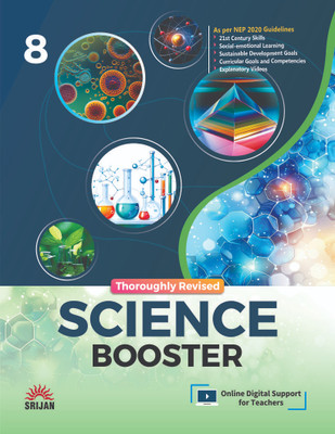 Srijan Science Booster Class 8 | NEP 2020 Based | Latest 2025 Edition | Illustrated CBSE Science Book with Activities, Experiments & Digital Teacher Support(Paperback, Veer Bala Rastogi) Srijan Science Booster Class 8 | NEP 2020 Based | Latest 2025 Edition | Illustrated CBSE Science Book with Activities, Experiments & Digital Teacher Support(Paperback, Veer Bala Rastogi)