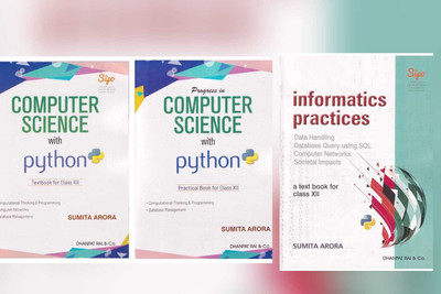 Combo of ( Computer Science With Python Textbook And Practical Book For Class-12, By Sumita Arora + A Text Book Informatics Practices For Class 12 )(Paperback, Sumita Arora)