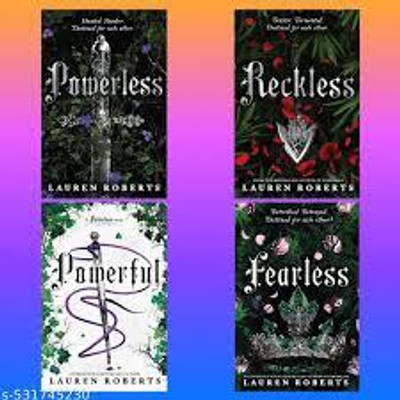 Powerless Trilogy and Powerful 4 Books Collection Set by Lauren Roberts (Powerless, Reckless, Powerful and Fearless)(Paperback, Lauren Roberts)