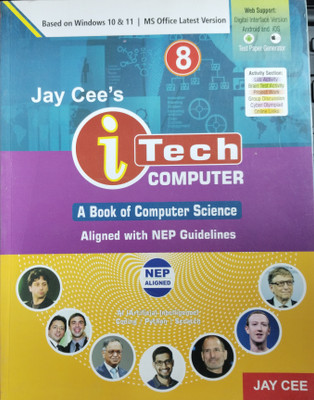 Jay Cee's I Tech Computer A Book of Computer Science 8(Paperback, Jay Cee's)