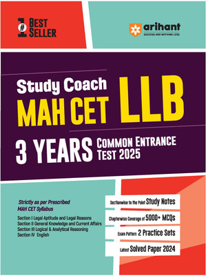 Maharashtra LLB Clet 3 Years' Guide (Editionviii)(English, Hardcover, unknown)