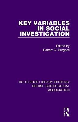 Key Variables in Social Investigation(English, Paperback, unknown)