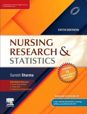 Nursing Research and Statistics, 5 Ed(Paperback, Suresh Sharma)
