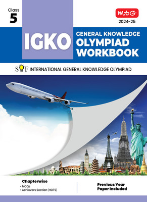 MTG International General Knowledge Olympiad (IGKO) Workbook for Class 5 - MCQs & Achievers Section - SOF IGKO Olympiad Preparation Books For 2024-2025 Exam(Paperback, RAGHAV SINGH)