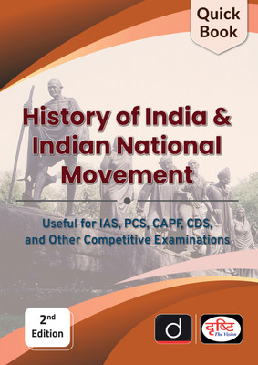 DRISHTI QB History of India & Indian National Movement 2nd Edition | UPSC Exam Quick Books(Paperback, Team Drishti)
