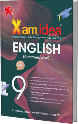 Xam idea Class 9 English (Communicative) | 2025-26 | Latest CBSE Syllabus| Rapid Recap | NCERT Mastery & Competency-Focused and Free Response Qs(Paperback, Xam idea Editorial Board)