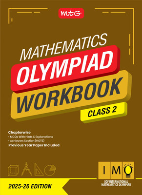MTG International Mathematics Olympiad (IMO) Workbook Class 2 - Chapterwise Previous Year Solved Paper & Achievers Section - SOF Olympiad Books For 2025-26 Exam(Paperback, MAHABIR SINGH)