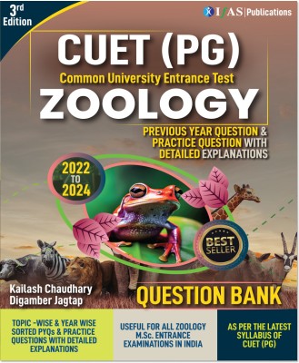 CUET PG Zoology Book  - 2025 | Topic Wise Sorted with Detailed Solutions | Also Includes 3000+ Practice Questions with Solutions| Best Seller Previous Year Question Paper Book for NTA CUET PG & MSc Zoology Entrance Exam(Paperback, Kailash Choudhary)