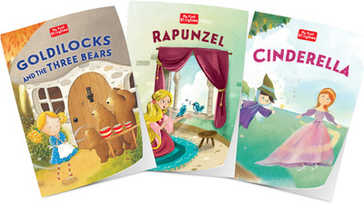 My First Storytime Pack of 3 Books | Goldilocks and the Three Bears | Rapunzel | Cinderella | Classic Stories | Fairytales | For 4 to 6 Year Old Kids  - Bundle(Paperback, Parragon)