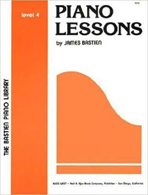 Piano Lessons Level 4(English, Sheet music, Bastien James)