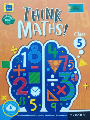 Think Maths Class 5(Pepper back, Jayashree lakhsmanan, Jayashri Vasudevan, K rameswari)
