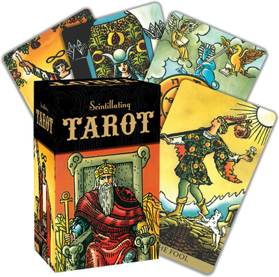 Scintillating Tarot Cards Deck with The Pictorial Key to the Tarot Original Guidebook (Premium Boxed Set)(Book, Arthur Edward Waite, Pamela Colman Smith)