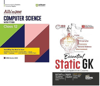 All In One Computer Science With Python Class 12 Based On Latest NCERT For CBSE Exams 2025 With Static GK for Competitive Exams |General Knowledge(Paperback, Neetu Gaikwad)