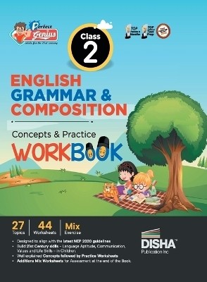 Perfect Genius Class 2 English Grammar & Composition Concepts & Practice Workbook Follows NEP 2020 Guidelines(English, Paperback, Disha Experts)