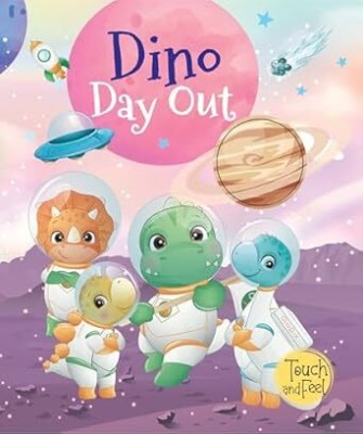 Booktopus Touch and Feel Board Book - Dino Day Out Sensory Book for Toddlers - Textured Baby Books for 4+ Years - Interactive Learning Book(English, Paperback, unknown)