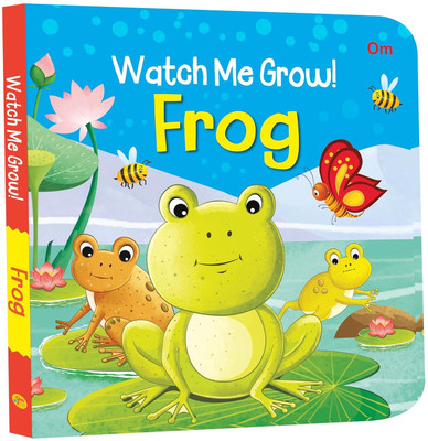 Board Book: Watch Me Grow! Frog- Activity Book for Children Age 3-5 Years(Hardcover, Om Books International)
