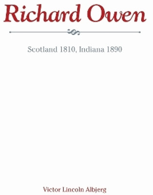 Richard Owen(English, Paperback, Albjerg Victor Lincoln)