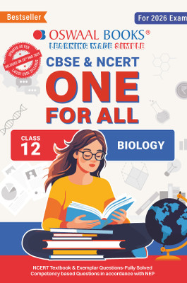 Oswaal Cbse & Ncert One for All Class 12 Biology (for 2026 Exam)(English, Paperback, unknown)