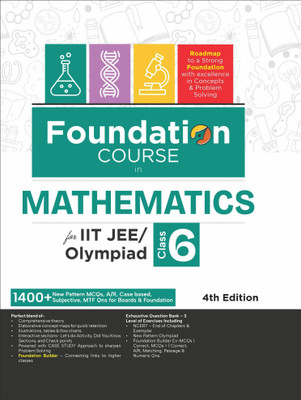 Foundation Course in Mathematics Class 6 for Iit-Jee/ Olympiad(English, Paperback, unknown)