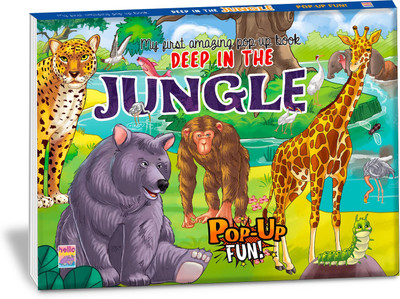 My First Amazing Pop up Book - Deep in the Jungle  - My First Jungle Pop-Up Book with 15 Disc(Hardcover, HelloFriendBooks)