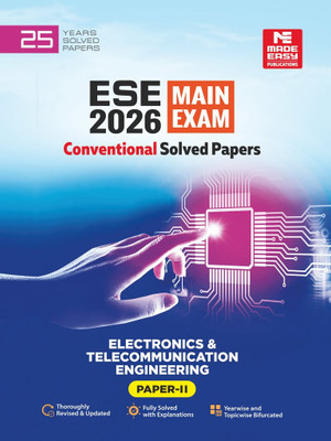 ESE 2026 Mains Examination: Electronics and Telecommunication Engineering Conventional Paper-2(Paperback, Made Easy Team)
