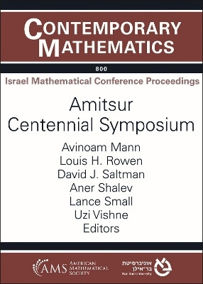 Amitsur Centennial Symposium(English, Paperback, unknown)