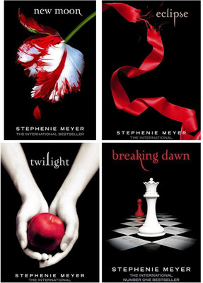 Combo of 4 Books ( New Moon + Eclipse + Twilight + Breaking Dawn )(Paperback, Meyer Stephenie)