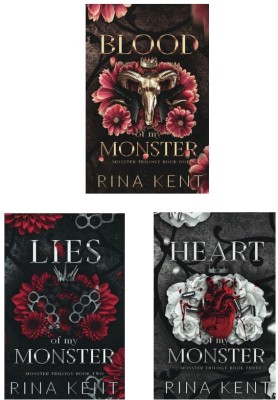 Monster Trilogy Series 3 Books Collection Set (Blood of my monster, Lies of my monster & Heart of my monster), Rina Kent, Paperback, English, Blackthorn Books L.L.C.  - Free 1 Bookmark for Booklovers(Paperback, Rina Kent)