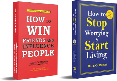 How to Win Friends and Influence People + How to Stop Worrying and Start Living by Dale Carnegie (Combo of 2 Books) - Books on personal development, self-help classics, public speaking tips, and stress management(English, Paperback, unknown)