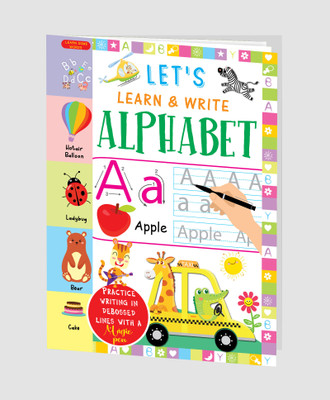 Hello Friend Books Sank Magic Let's Learn & Write - Practice Writing in Debossed Lines with a Magic Pen (Set of 4 Books)(Learn & Write Book, Hello Friend Book)